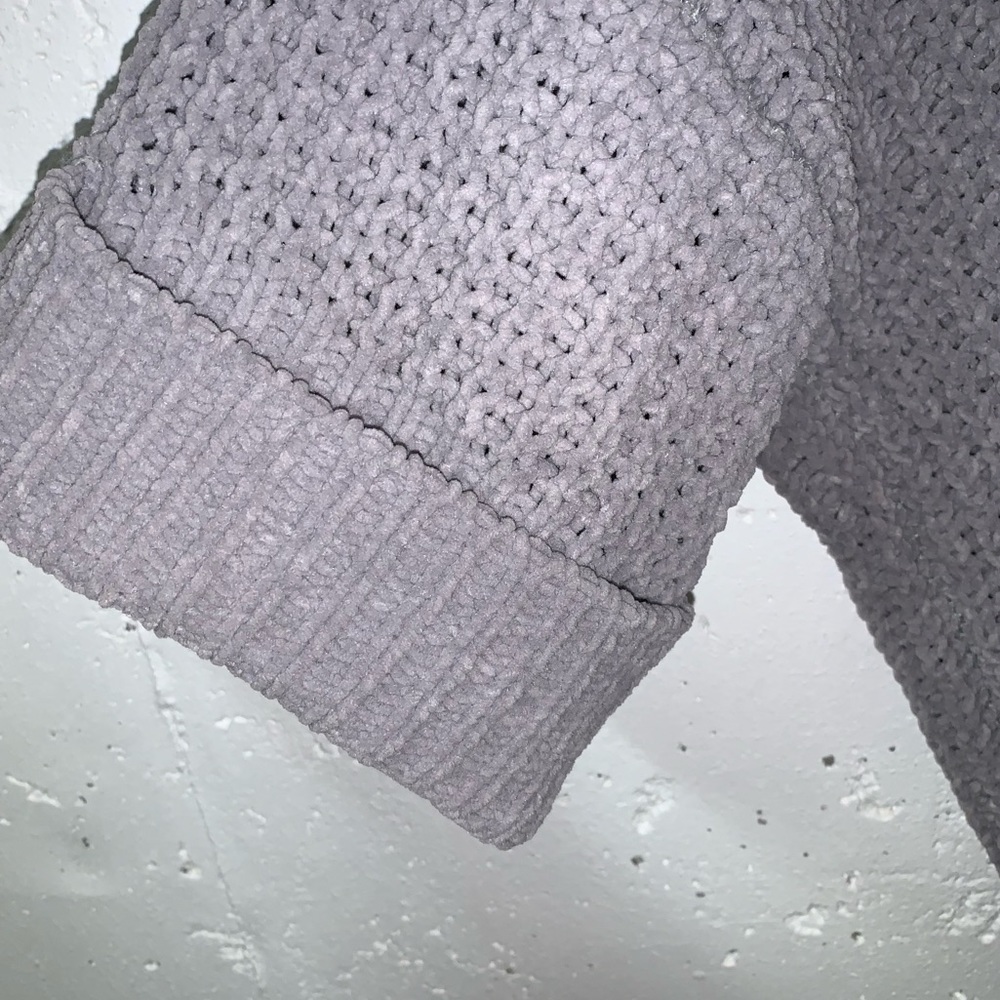 Oversized Crop Knit Sweater - Picture 4 of 4